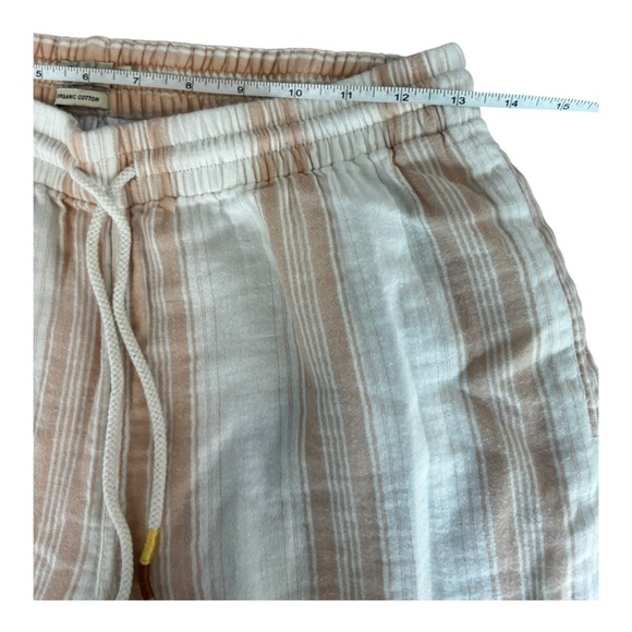 FAHERTY Topanga Pants Maple Serape Striped Lightweight Organic Cotton Size Small - Picture 10 of 10